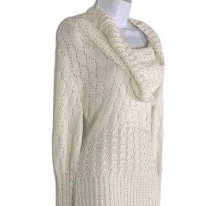 Jones New York Women's Beige Knit Sweater Sz L